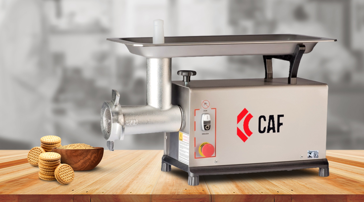 O papel dos moedores de carne CAF na fabricação de bolachas
