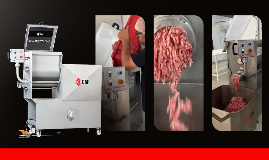 Moedor e Misturador CAF HG 80/98: desempenho superior na moagem e mistura de diferentes alimentos